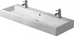 Duravit Vero Lavabo Double Suspendu pour 2 robinets (0454120)