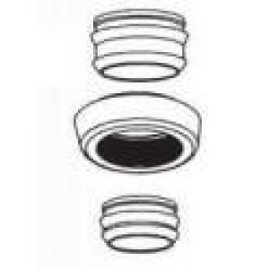 Ecrou de coude avec joint D.32 et 40 pour chasse haute N.M.