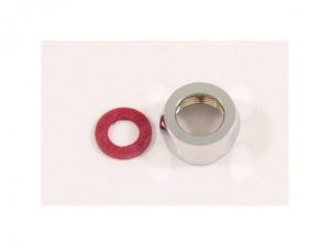 Ecrou-raccord avec joint en fibre ø 12 mm Chromé Meloh Ideal Standard
