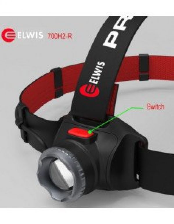 ELWIS – Lampe frontale LED rechargeable 420 lumens – 700H2-R