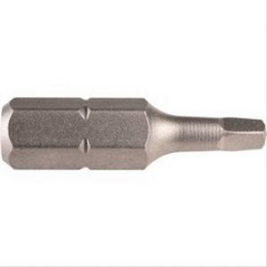 Embout de vissage carré 25mm n°1, trempe Extra dure