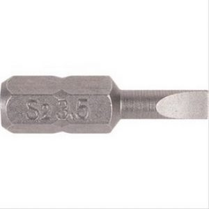 Embout de vissage fendu 25mm, 6x1mm, trempe Dure