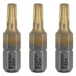 Embouts De Vissage Bosch 2607001691 Max Grip Torx T20 3 Pieces