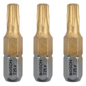 Embouts De Vissage Bosch 2607001693 Max Grip Torx T25 3 Pieces