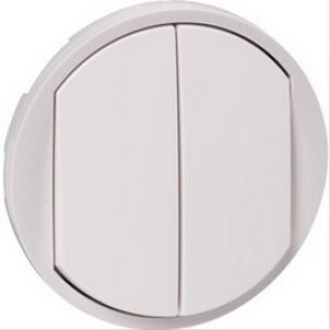 Enjoliveur coupure double Céliane Legrand 068002 blanc