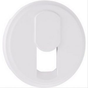 Enjoliveur double prise téléphonique RJ45 Céliane Legrand blanc