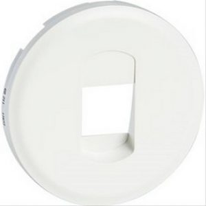 Enjoliveur prise haut-parleur simple Céliane Legrand 068211 Blanc