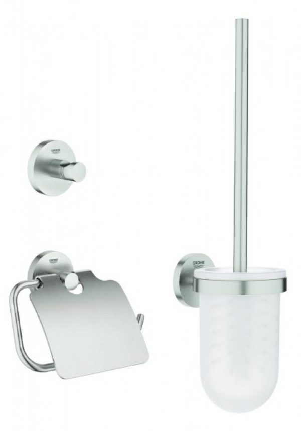Ensemble Accessoires WC Grohe Essentials 3 en 1 40407DC1