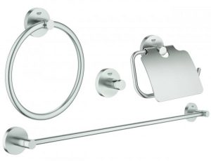 Ensemble Accessoires WC Grohe Essentials 4 en 1