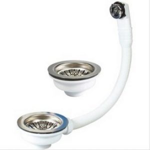 Ensemble bonde à panier, plateau chromé ø 114