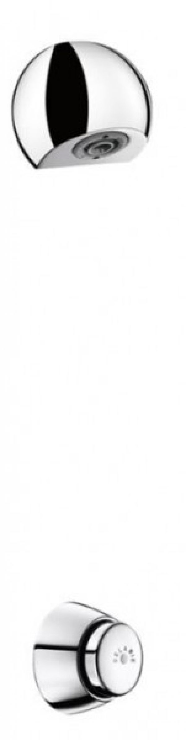 Ensemble de Douche Delabie Chromé 200 mm 747214