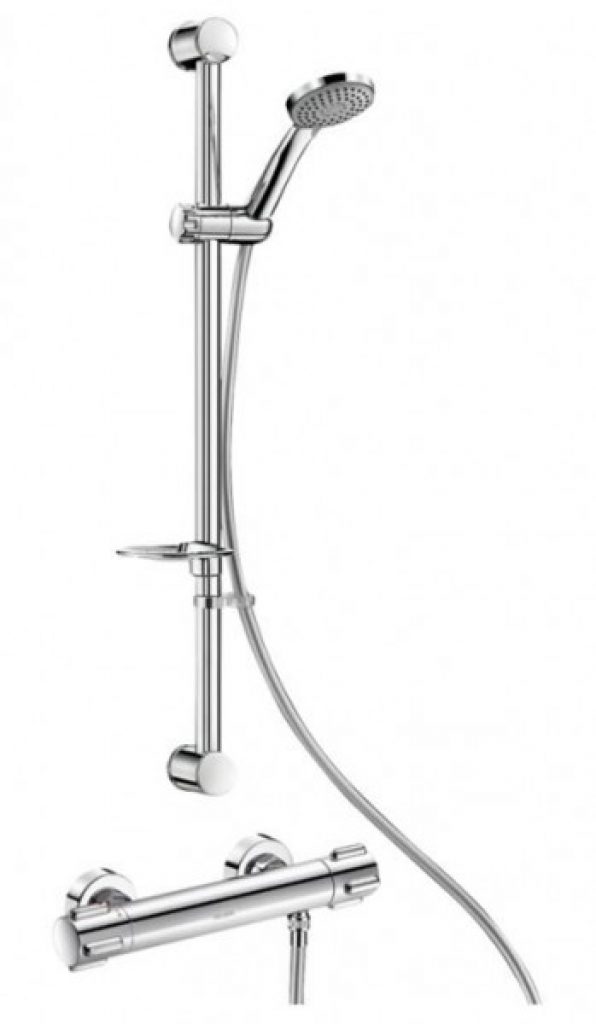 Ensemble de Douche Delabie Chromé 74 x 281 mm H9739SKIT