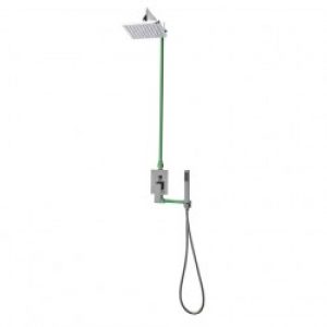 Ensemble de douche encastrable Hydrotube – mitigeur mécanique – tête 20 x 20 cm – Milana – SARODIS