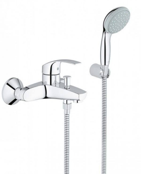 Ensemble de Douche Grohe Starter Eurosmart avec Mitigeur de bain/douche DN 15