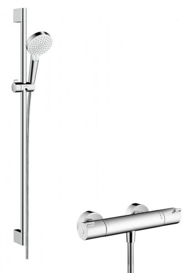 Ensemble de Douche Hansgrohe Crometta Vario 0,90m//Ecostat 1001 CL