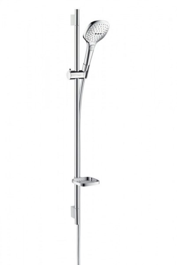Ensemble de Douche Hansgrohe Raindance Select E 120 Unica&rsquo;S Puro 0,90 m blanc/Chromé