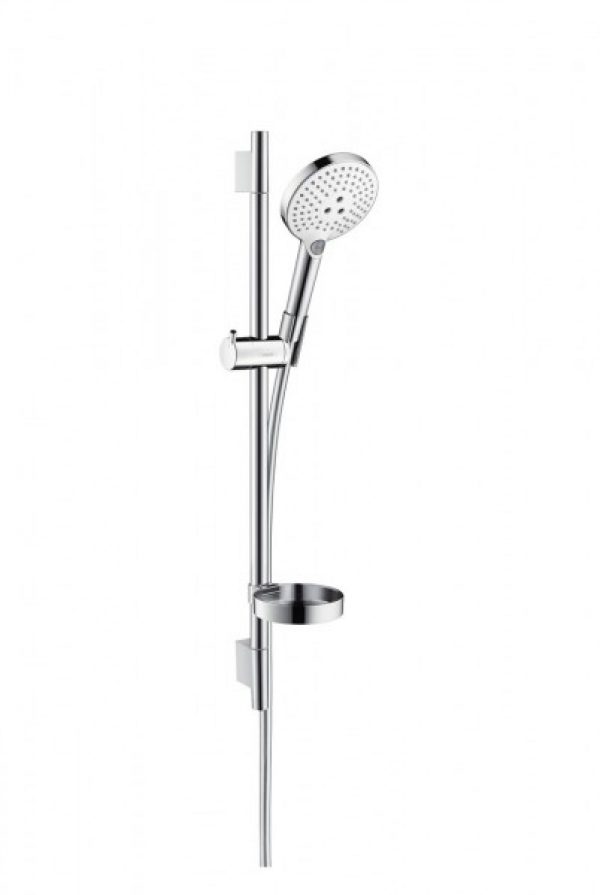 Ensemble de Douche Hansgrohe Raindance Select S 120 EcoSmart Barre 0,65 m Blanc/Chromé