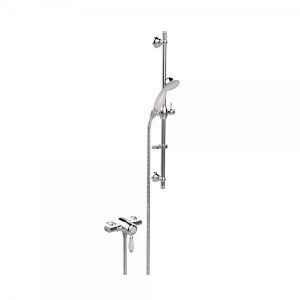 Ensemble de Douche Heritage Ryde avec Mitigeur Mural 636x115x155mm Vintage Gold