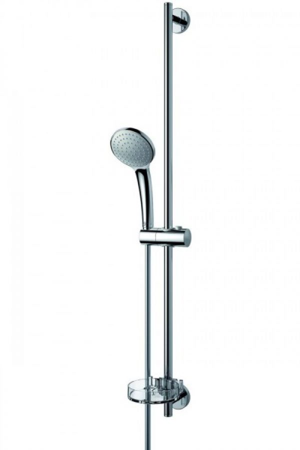 Ensemble de Douche Ideal Standard Idealrain Barre de Douche 90cm Douchette 1 jet-Ø 10cm