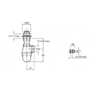 Equipement pour Urinoir Jacob Delafon Coquille 2