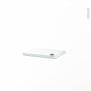 Etagere En Verre N319 Pour Meuble L40 L367X31Cm Ep5Mm Lot De 2 Sokleo