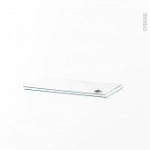 Etagere En Verre N320 Pour Meuble L60 L567X31Cm Ep5Mm Lot De 2 Sokleo