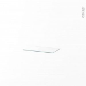 Etagere En Verre Pour Armoire De Rangement L40Xp27 L367 X P23 X Ep 5Mm Hakeo