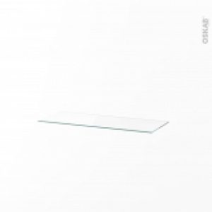 Etagere En Verre Pour Armoire De Rangement L60Xp27 L567 X P23 X Ep 5Mm Hakeo