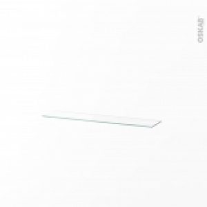 Etagere En Verre  Pour Armoire De Toilette L60Xp17 L567 X P13 X Ep 5Mm Hakeo