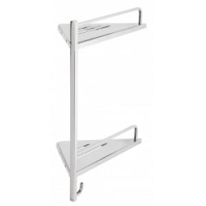 Etagére de douche d&rsquo;angle chrome