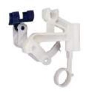 Etrier pour réservoir SCHWAB 192.0400 avec levier coudé 2 débits