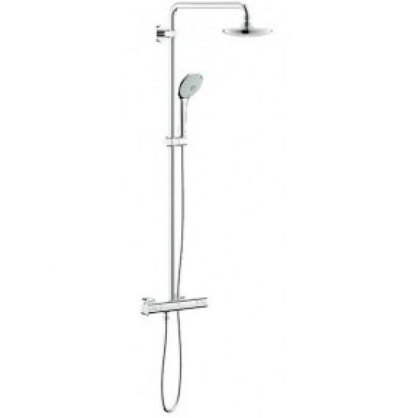 EUPHORIA SYSTEM GROHE COLONNE DOUCHE AVEC BRAS THERMOSTATIQUE 450 MM