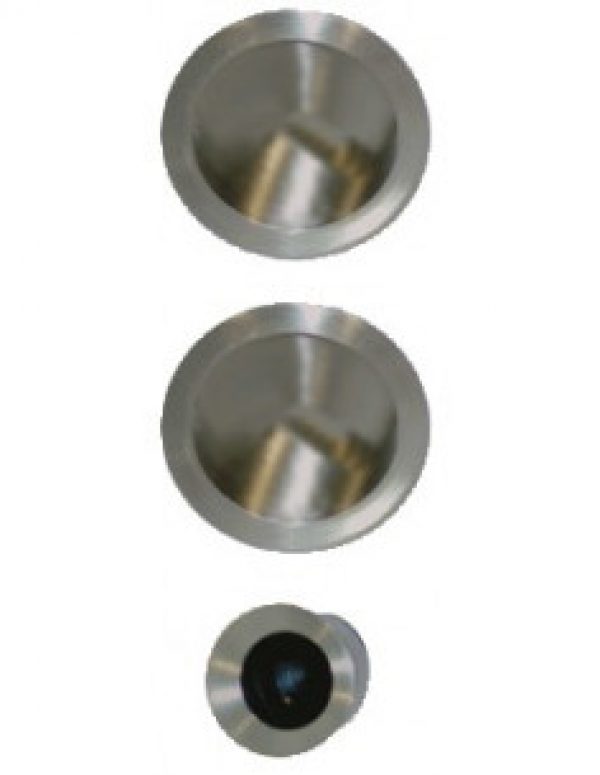 EUROWALE – Kit pour porte coulissante inox bec de cane – IN013