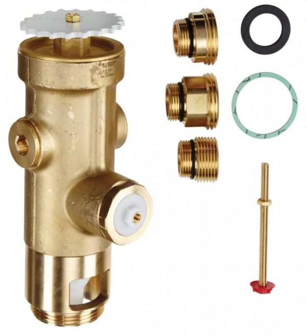 Evacuation WC Robinet Grohe de chasse pour WC Chromé 43997000