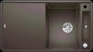 Evier Encastrable Blanco Axia III 5 S-F avec planche en verre (523231)