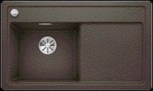 Evier Encastrable Blanco Zenar 45 S avec planche en verre égouttoir (523752)