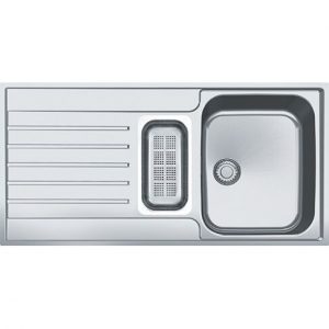 Evier à Poser Franke Argos 1 bac inox avec égouttoir et plage 1000 mm