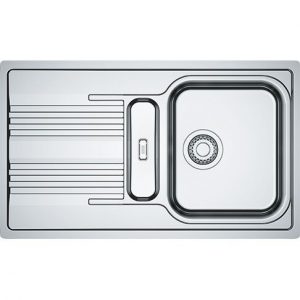 Evier à Poser Franke Libera 1 bac inox avec égouttoir et plage 965 mm