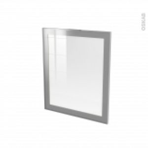 Facade Alu Vitree Porte N21 Sans Poignee L60Xh70 Sokleo