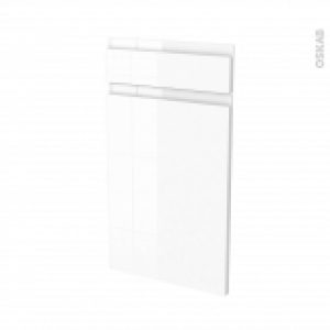 Facades De Cuisine 1 Porte 1 Tiroir N51 Ipoma Blanc Brillant L40 X H70 Cm