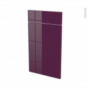 Facades De Cuisine 1 Porte 1 Tiroir N51 Keria Aubergine L40 X H70 Cm