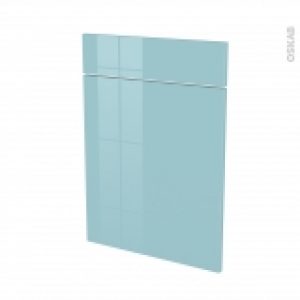 Facades De Cuisine 1 Porte 1 Tiroir N54 Keria Bleu L50 X H70 Cm