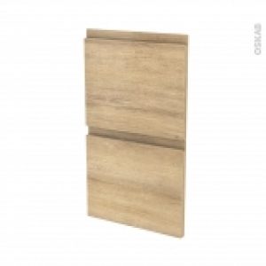 Facades De Cuisine 2 Tiroirs N52 Ipoma Chene Naturel L40 X H70 Cm