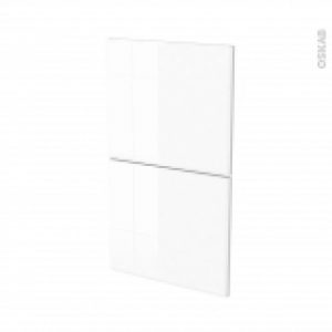 Facades De Cuisine 2 Tiroirs N52 Iris Blanc L40 X H70 Cm