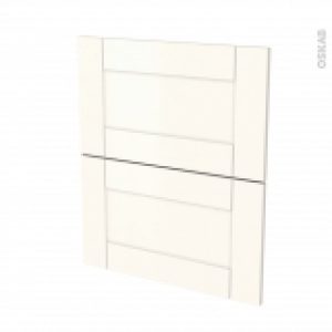 Facades De Cuisine 2 Tiroirs N57 Filipen Ivoire L60 X H70 Cm