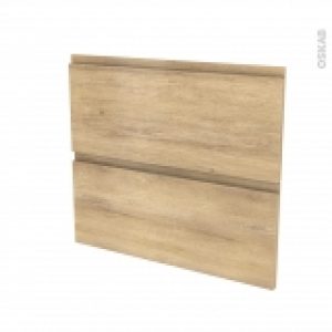 Facades De Cuisine 2 Tiroirs N60 Ipoma Chene Naturel L80 X H70 Cm