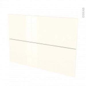 Facades De Cuisine 2 Tiroirs N61 Keria Ivoire L100 X H70 Cm