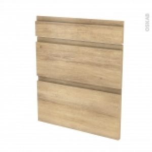 Facades De Cuisine 3 Tiroirs N58 Ipoma Chene Naturel L60 X H70 Cm