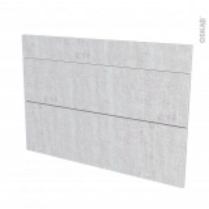 Facades De Cuisine 3 Tiroirs N75 Hoda Beton L100 X H70 Cm