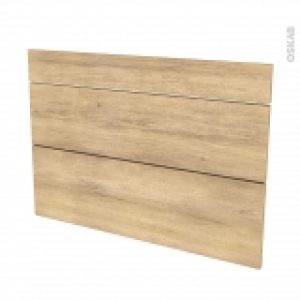 Facades De Cuisine 3 Tiroirs N75 Hosta Chene Naturel L100 X H70 Cm